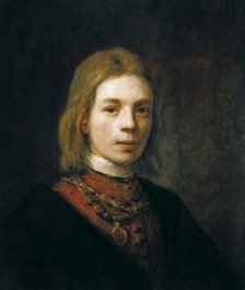 Self-Portrait, 1645. Creator: Hoogstraten, Samuel Dirksz, van (1627-1678).