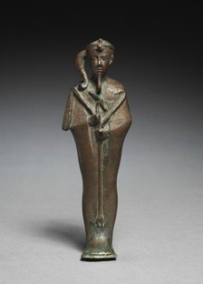 Statuette of Khonsu, 664-525 BC. Creator: Unknown.