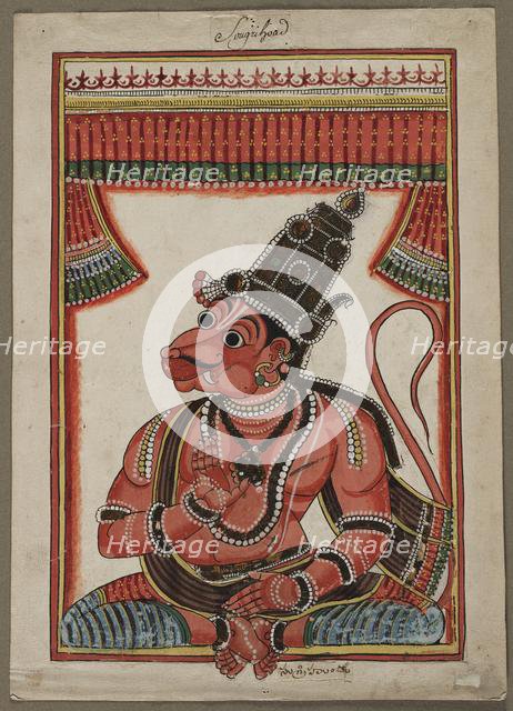 Sugriva, the Monkey King, 1760-1770. Creator: Unknown.