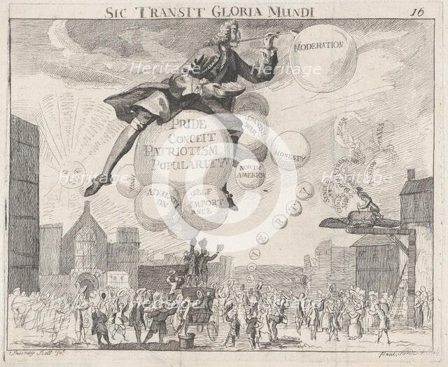 Sic Transit Gloria Mundi, ca. 1762., ca. 1762. Creator: Paul Sandwich.