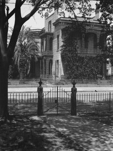 House in the Garden District, New Orleans, between 1920 and 1926. Creator: Arnold Genthe.