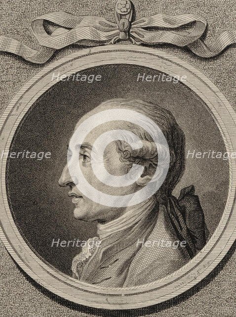 Portrait of the composer Johann Anton André (1775-1842). Creator: Berger, Daniel (1744-1824).