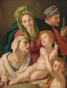 The Holy Family, c. 1527/1528. Creator: Agnolo Bronzino.