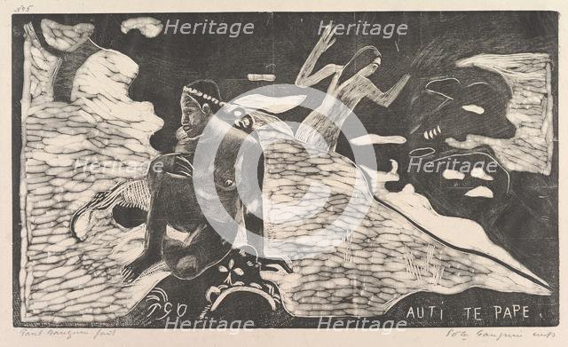 Auti Te Pape, 1893-94. Creator: Paul Gauguin.
