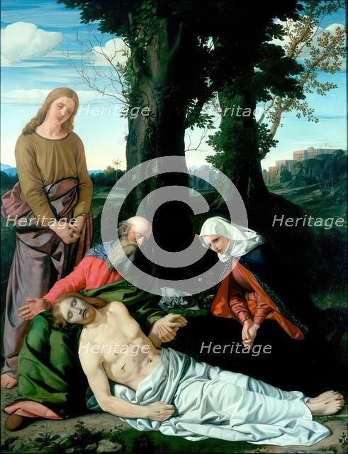 Lamentation over the Dead Christ, 1835. Creator: William Dyce.