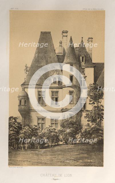 ...Pl. 49, Château De Lion (Calvados), 1860. Creator: Victor Petit (French, 1817-1874).