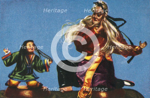 Traditional Chinese theatre, c1928. Creator: Unknown.