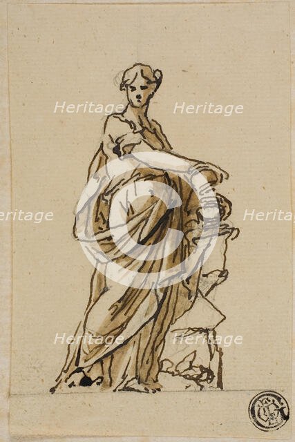 Fate with Urn, n.d. Creators: John Michael Rysbrack, Sir James Thornhill.