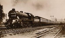 'The S.R. Dover Boat Train, Hauled by "Sir Gawain" A King Arthur Type Locomotive', c1930. Creator: Unknown.
