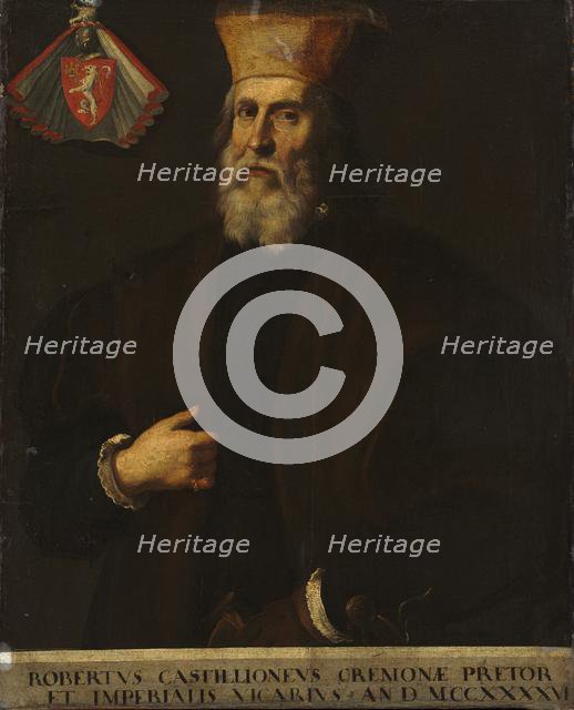 Portrait of Roberto Castiglione, early 1600s. Creator: Unknown.