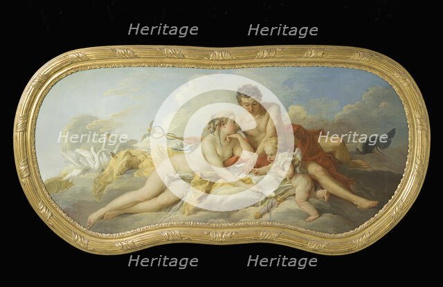 Venus and Mercury Instructing Cupid, 1738. Creator: Francois Boucher.