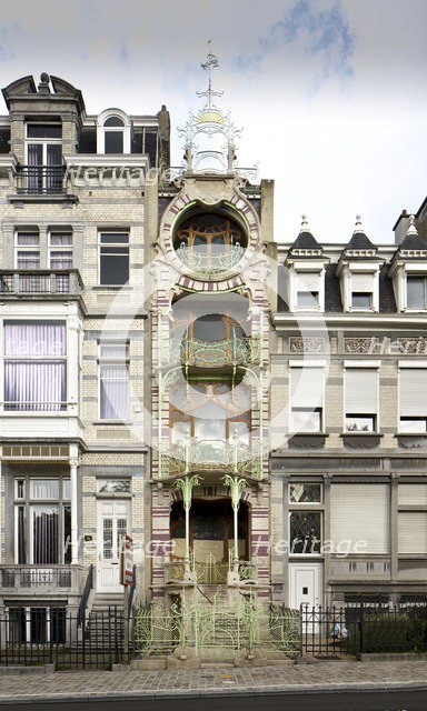 Maison St. Cyr, 11 Square Ambiorix, Brussels, Belgium, (1900), c2014-2017. Artist: Alan John Ainsworth.
