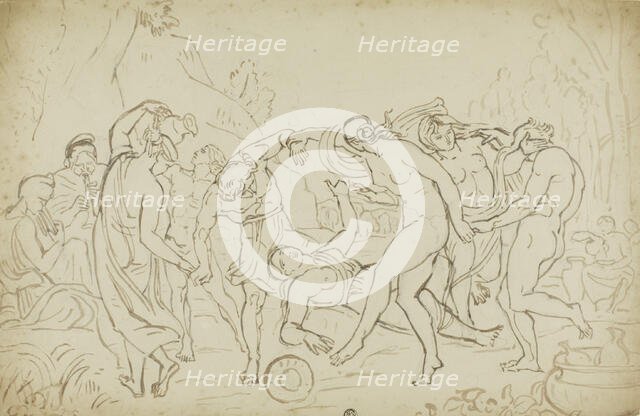 Bacchanale, n.d. Creator: Joshua Cristall.