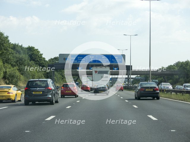 Traffic on the M6 Motorway 2014 Artist: Unknown.