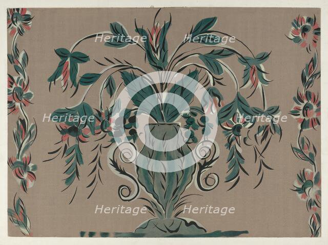 Hand Painted Wall, c. 1939. Creator: Martin Partyka.