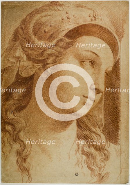 Head of Comity, c. 1750. Creator: After Raffaello Sanzio, called Raphael  Italian, 1483-1529.