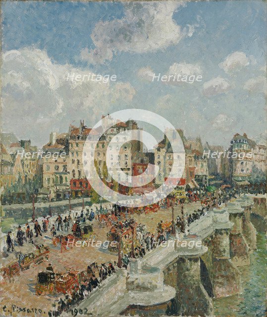 The Pont-Neuf, 1902. Artist: Pissarro, Camille (1830-1903)