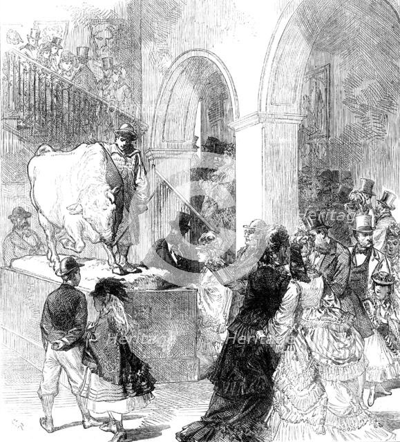 The International Exhibition: entrance to the English Picture Gallery, 1871. Creator: Unknown.