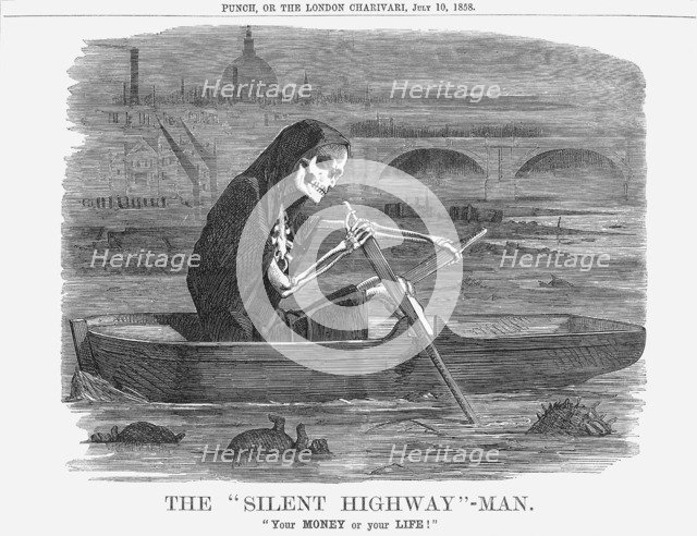 'The Silent Highway - Man', 1858. Artist: Unknown
