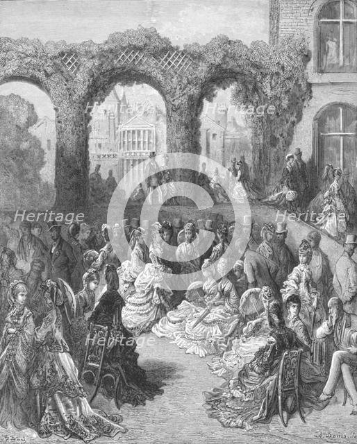 'Holland House - A Garden Party', 1872.  Creator: Gustave Doré.