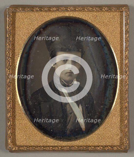 Untitled (Boy with Hat), 1839/60. Creator: Unknown.