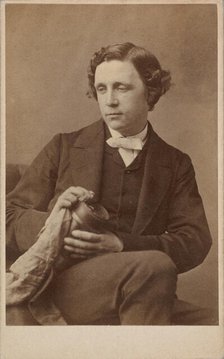 Portrait of Lewis Carroll (1832-1898), 1863. Creator: Rejlander, Oscar Gustav (1813-1875).