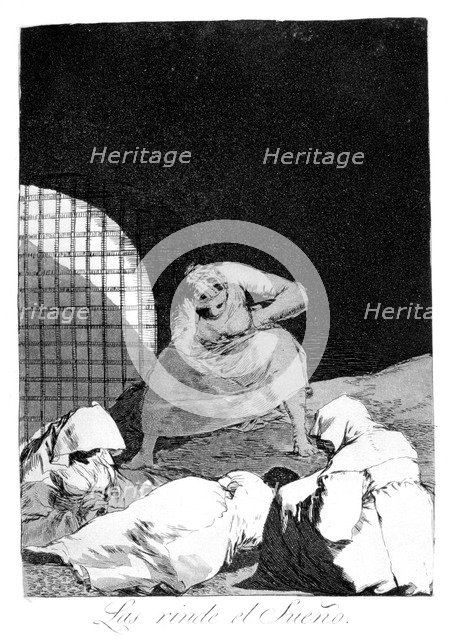 'Sleep overcomes them', 1799. Artist: Francisco Goya