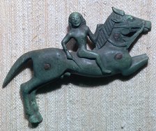 Archaic Greek bronze of a horse and rider, 6th century BC. Artist: Unknown