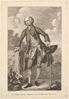 The Right Hon. Gustavus Lord Viscount Boyne &c., 1794 (?). Creator: Unknown.