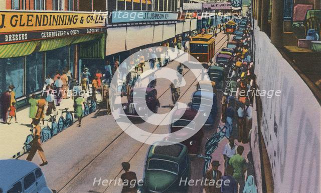 'Frederick Street, Port of Spain, Trinidad, B.W.I.', c1940s. Creator: Unknown.