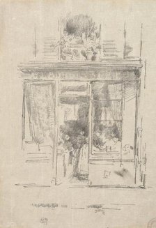 The Laundress - La Blanchisseuse de la Place Dauphine, 1894. Creator: James McNeill Whistler (American, 1834-1903).