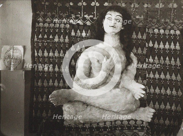 Oskar Kokoschka's Alma doll, 1919.