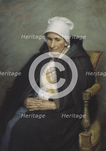 Old French Countrywoman, 1885. Creator: Jenny Nystrom.