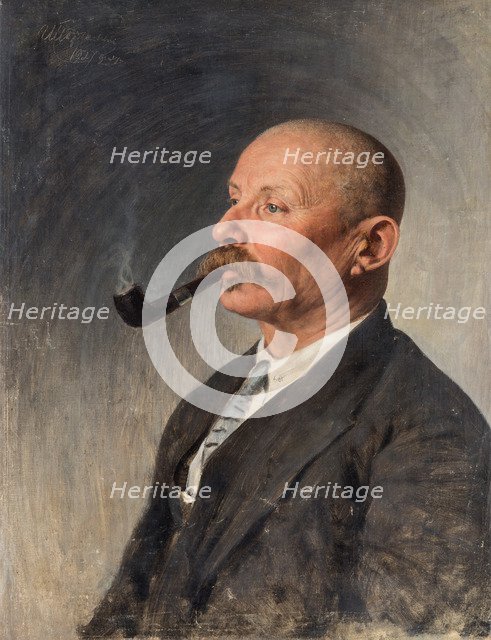 Portrait of the writer Aleksey Pavlovich Chapygin (1870-1937).