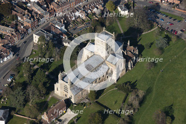 Tewkesbury Abbey, Gloucestershire. Artist: Damian Grady.