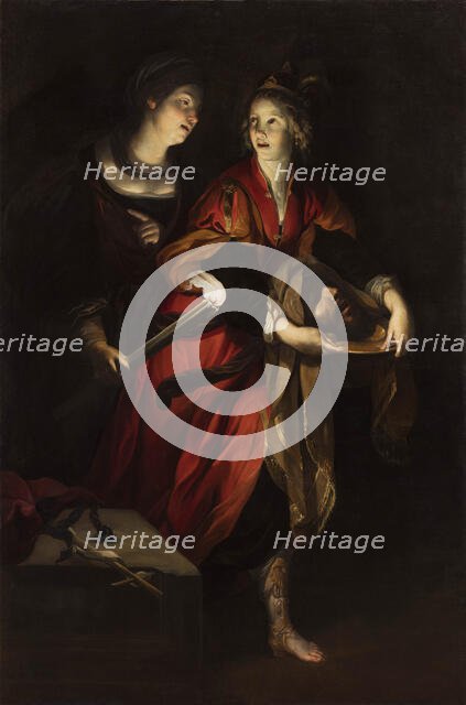 Salome with the head of John the Baptist, c.1620. Creator: Rustici, Francesco (around 1575-1626).