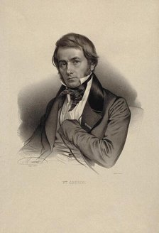 Portrait of the philosopher Victor Cousin (1792-1867). Creator: Maurin, Nicolas-Eustache (1799-1850).