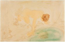 The Reflection, c. 1900-10. Creator: Hand B; Auguste Rodin (French, 1840-1917), style of.