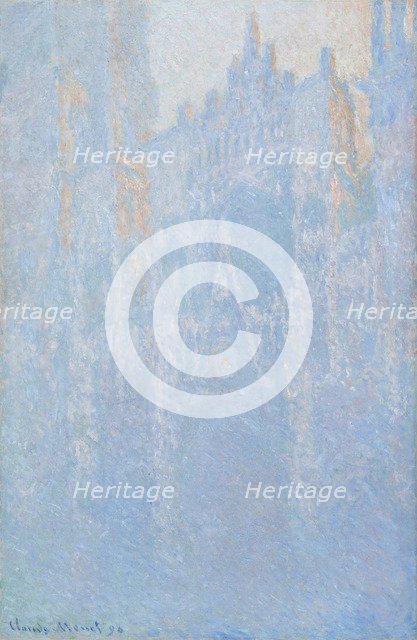 The Rouen Cathedral, the Portal, Morning Fog, 1894. Artist: Monet, Claude (1840-1926)