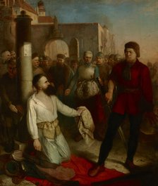 Decapitation of Samuel Zborowski, 1854. Creator: Wladyslaw Luszczkiewicz.