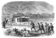 National Rifle Association meeting at Wimbledon: firing at the 200 yards range on Thursday week,1861 Creator: Unknown.