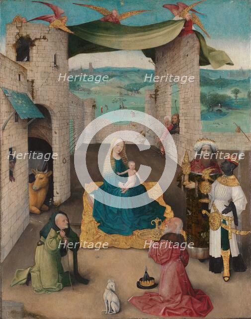 The Adoration of the Magi, c1475. Creator: Bosch; Hieronymus (c. 1450-1516).