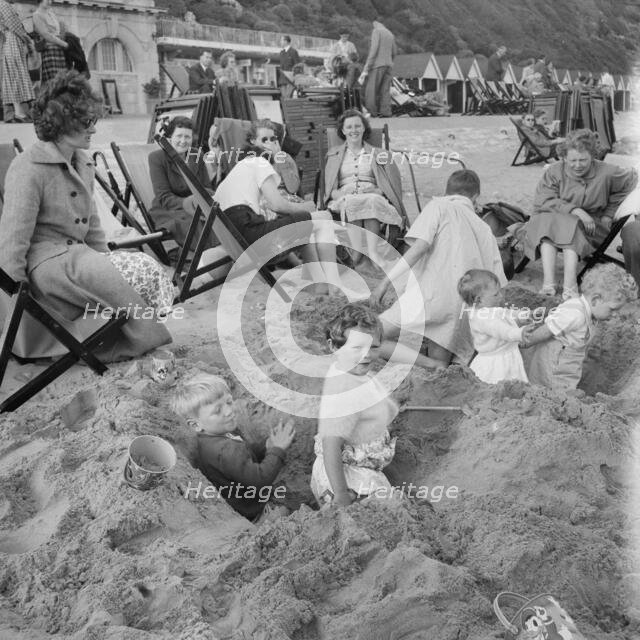 Staff outing of Laing's London office to Bournemouth, 30/05/1953. Creator: John Laing plc.