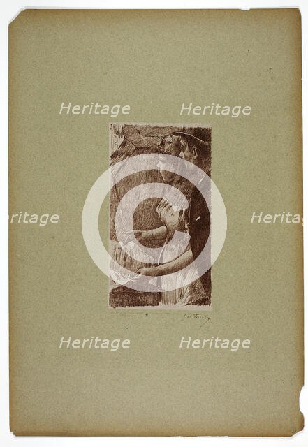 Singer Waiting, 1889–90. Creator: Georges William Thornley.