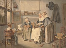 Women making lace, (1800?). Creator: Unknown.