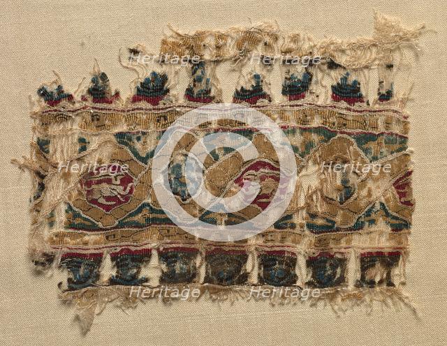 Fragment of a Tiraz-Style Textile, 1081 - 1101. Creator: Unknown.