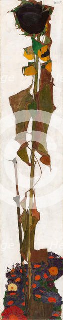 Sunflower, 1909-1910. Creator: Schiele, Egon (1890-1918).