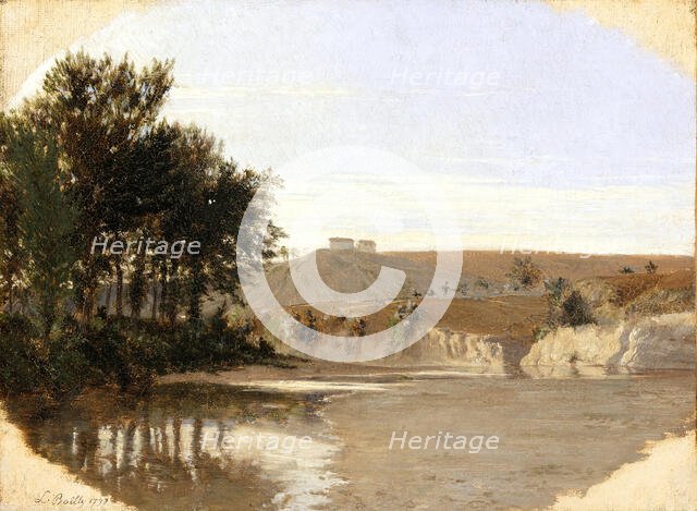 View of a Lake, 1797. Creator: Louis Leopold Boilly.