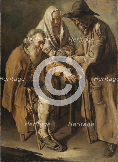 Group of Beggars, 1737. Creator: Giacomo Ceruti.