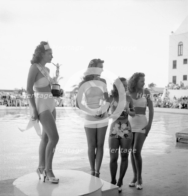 Beauty contest, Miami, Florida, USA, 1954 Artist: Göran Algård